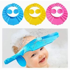 Baby Shower Cap Bathing Cap - 3 Pcs Soft Adjustable Visor Hat
